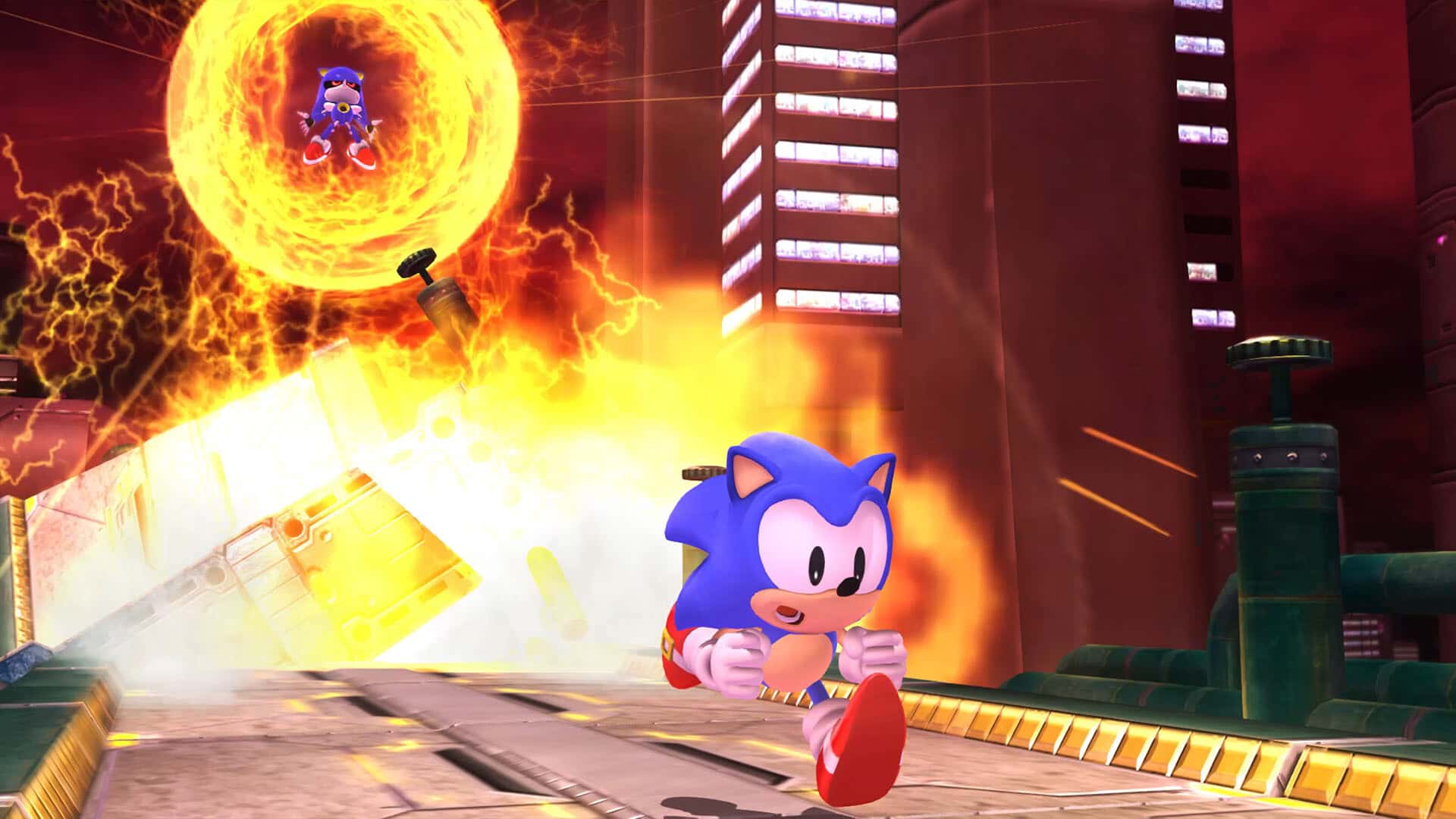 索尼克×夏特 世代重启 SONIC X SHADOW GENERATIONS 中文版封面